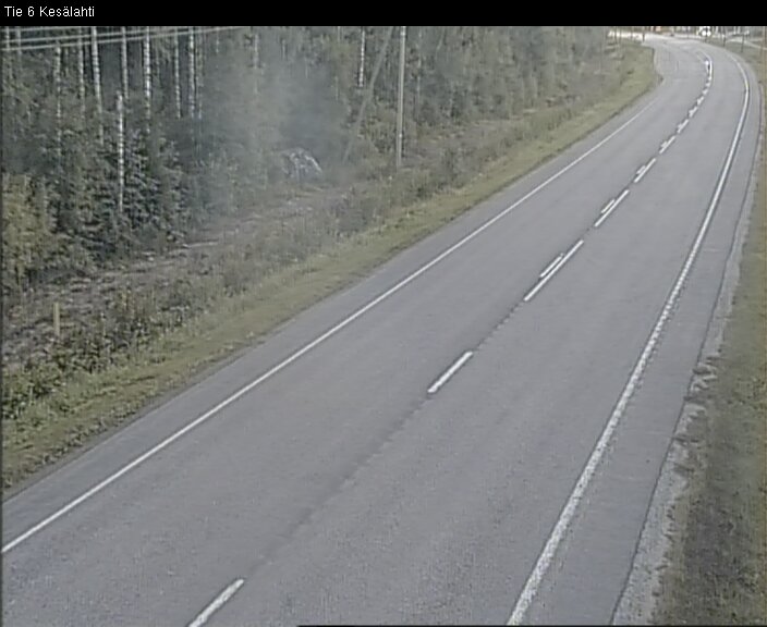 Weather Camera Image Road 6 Kitee, Kesälahti, Kitee, Pohjois-Karjala