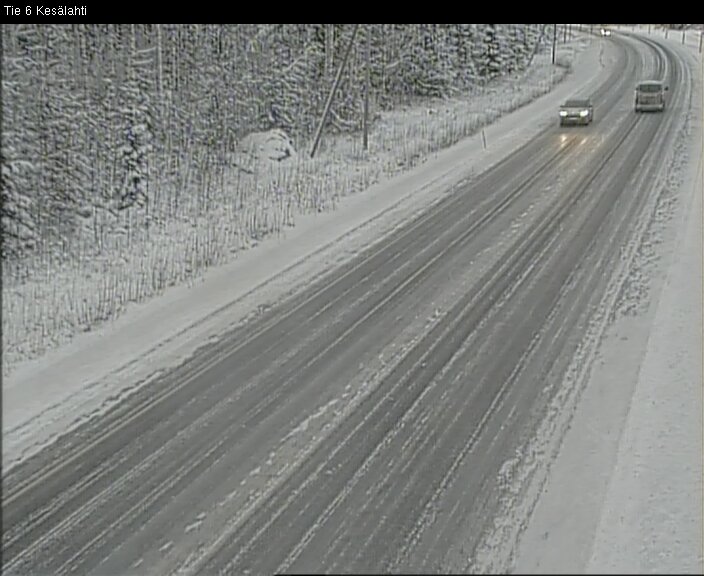 Weather Camera Image Road 6 Kitee, Kesälahti, Kitee, Pohjois-Karjala