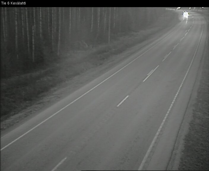 Weather Camera Image Road 6 Kitee, Kesälahti, Kitee, Pohjois-Karjala