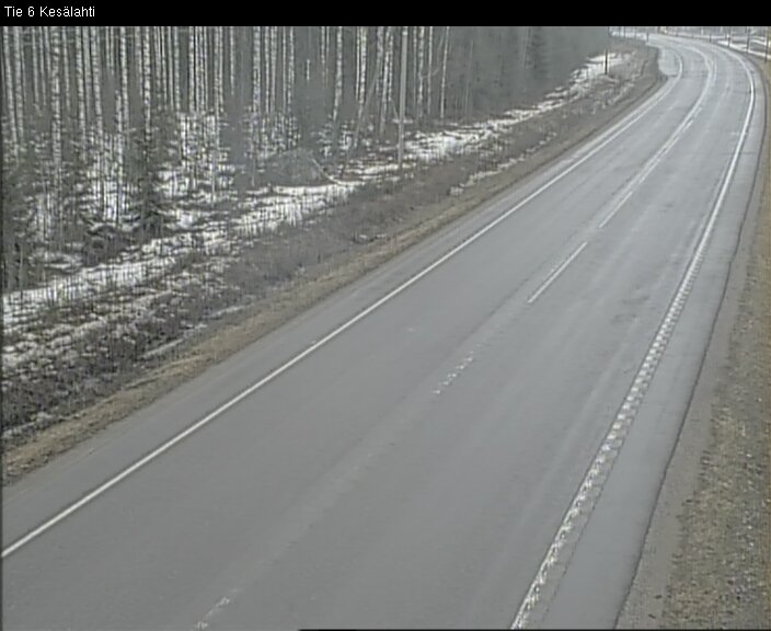 Weather Camera Image Road 6 Kitee, Kesälahti, Kitee, Pohjois-Karjala