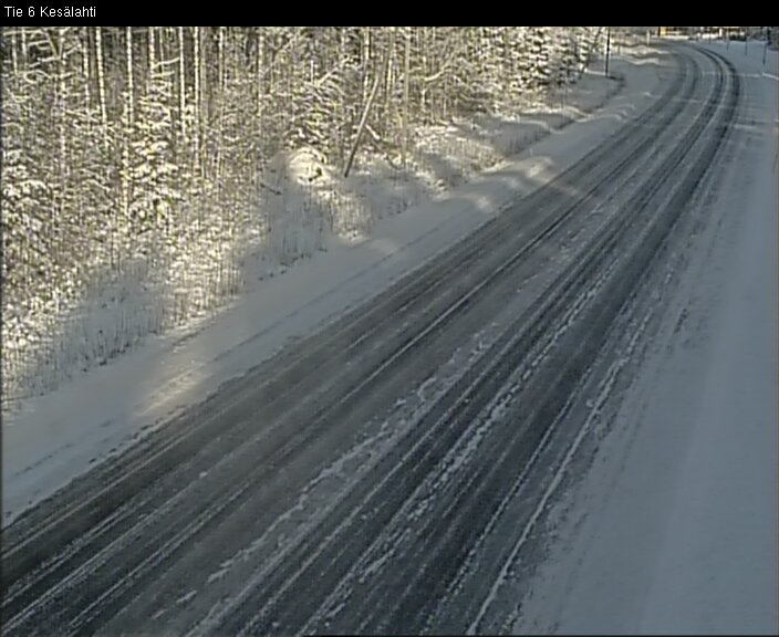 Weather Camera Image Road 6 Kitee, Kesälahti, Kitee, Pohjois-Karjala