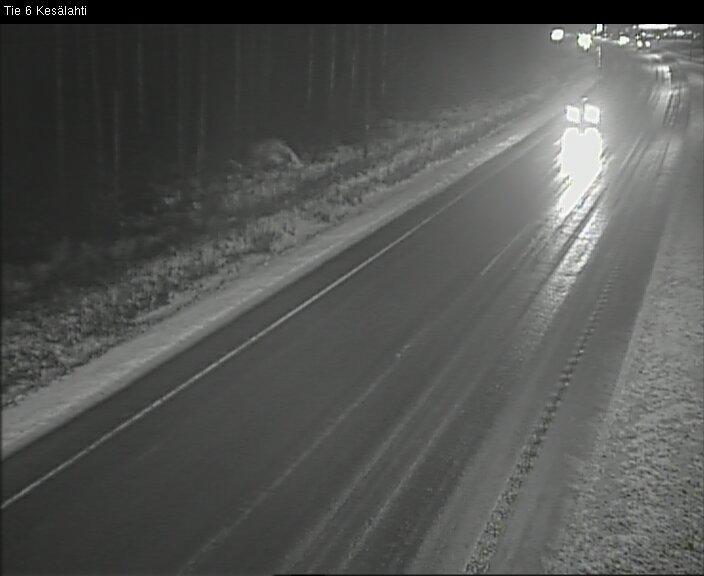 Weather Camera Image Road 6 Kitee, Kesälahti, Kitee, Pohjois-Karjala
