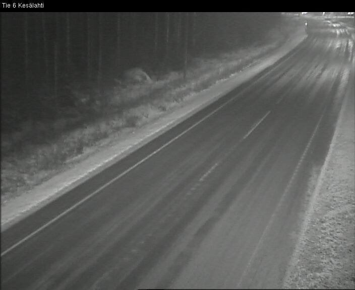 Weather Camera Image Väg 6 Kitee, Kesälax, Kitee, Pohjois-Karjala
