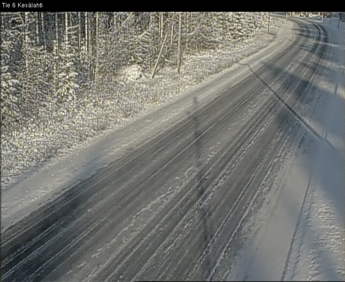 Weather Camera Image Road 6 Kitee, Kesälahti, Kitee, Pohjois-Karjala