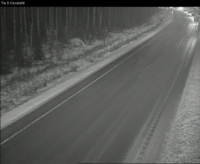 Weather Camera Image Road 6 Kitee, Kesälahti, Kitee, Pohjois-Karjala