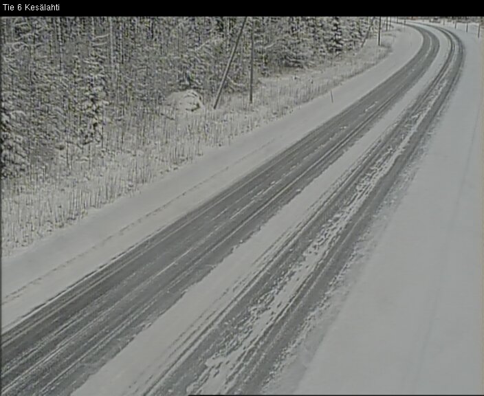 Weather Camera Image Road 6 Kitee, Kesälahti, Kitee, Pohjois-Karjala