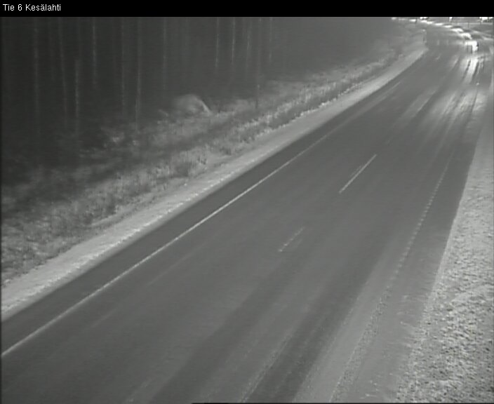 Weather Camera Image Road 6 Kitee, Kesälahti, Kitee, Pohjois-Karjala