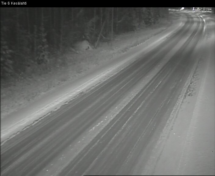 Weather Camera Image Väg 6 Kitee, Kesälax, Kitee, Pohjois-Karjala