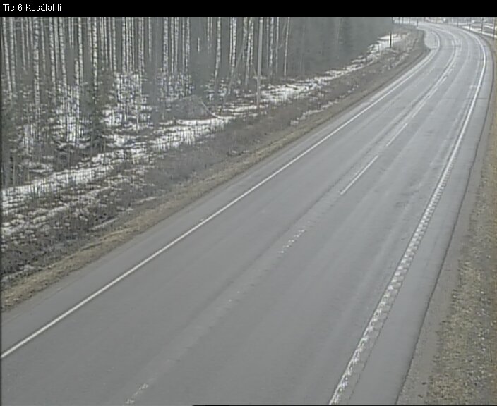 Weather Camera Image Road 6 Kitee, Kesälahti, Kitee, Pohjois-Karjala