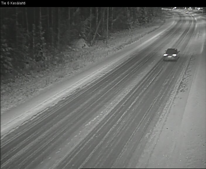 Weather Camera Image Road 6 Kitee, Kesälahti, Kitee, Pohjois-Karjala