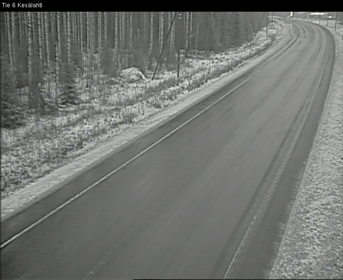 Weather Camera Image Road 6 Kitee, Kesälahti, Kitee, Pohjois-Karjala