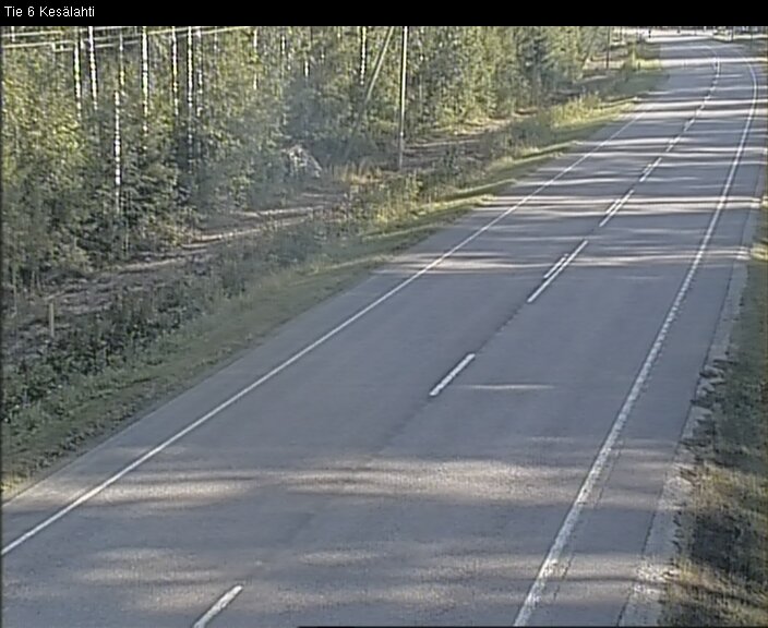 Weather Camera Image Road 6 Kitee, Kesälahti, Kitee, Pohjois-Karjala