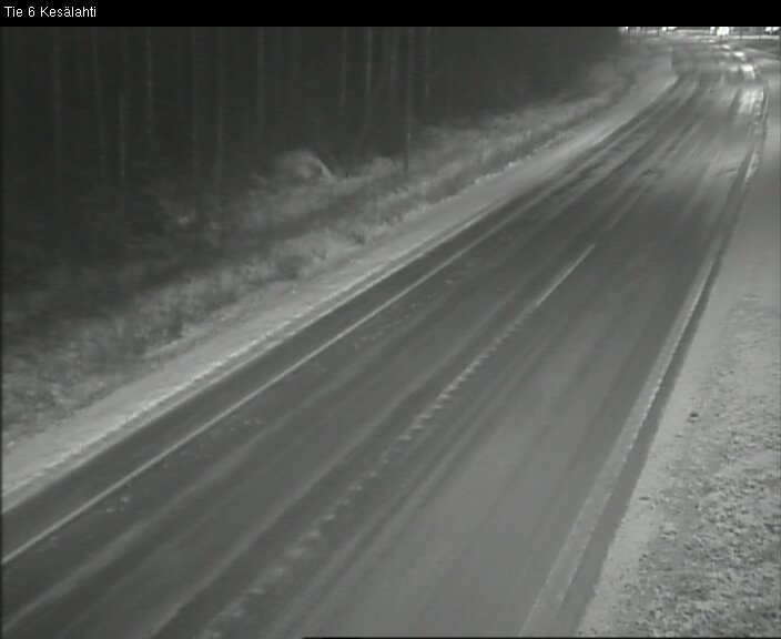 Weather Camera Image Väg 6 Kitee, Kesälax, Kitee, Pohjois-Karjala