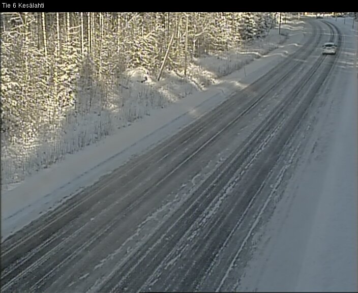 Weather Camera Image Road 6 Kitee, Kesälahti, Kitee, Pohjois-Karjala