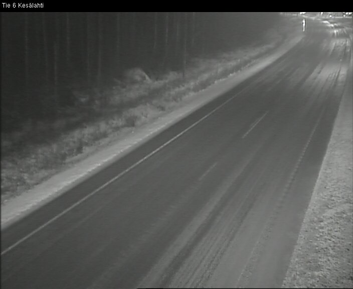 Weather Camera Image Väg 6 Kitee, Kesälax, Kitee, Pohjois-Karjala