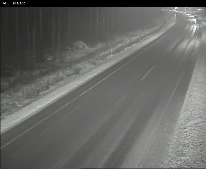 Weather Camera Image Road 6 Kitee, Kesälahti, Kitee, Pohjois-Karjala