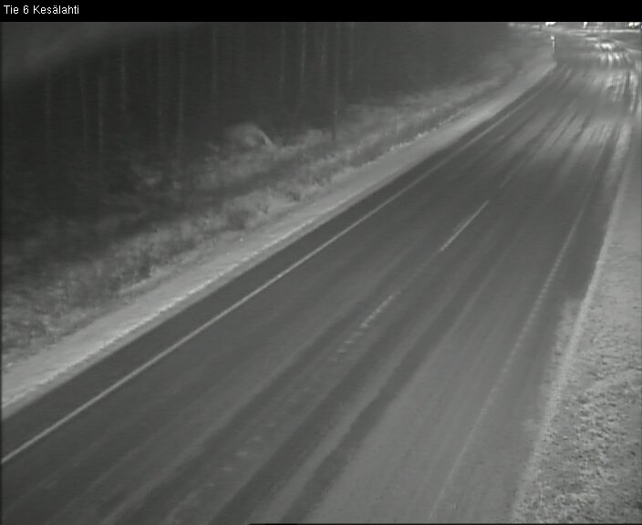 Weather Camera Image Väg 6 Kitee, Kesälax, Kitee, Pohjois-Karjala