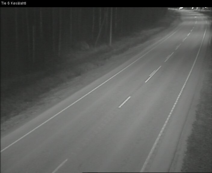 Weather Camera Image Road 6 Kitee, Kesälahti, Kitee, Pohjois-Karjala
