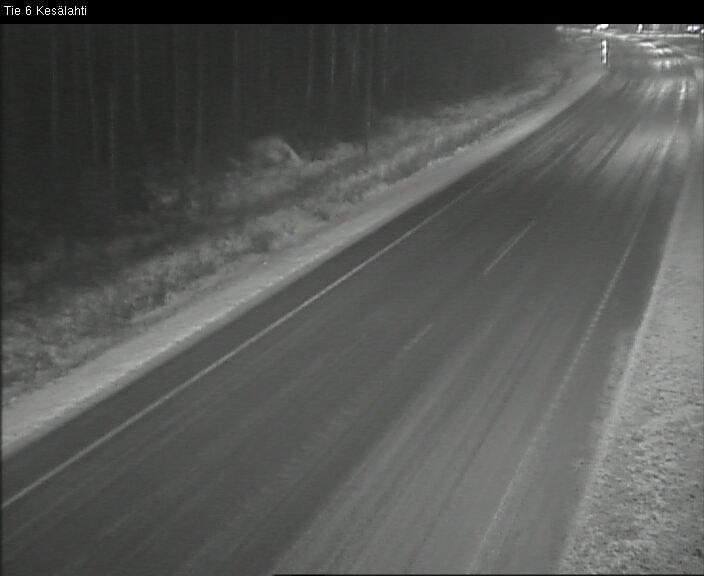 Weather Camera Image Väg 6 Kitee, Kesälax, Kitee, Pohjois-Karjala
