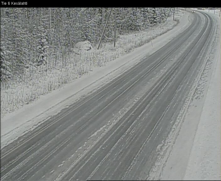 Weather Camera Image Road 6 Kitee, Kesälahti, Kitee, Pohjois-Karjala