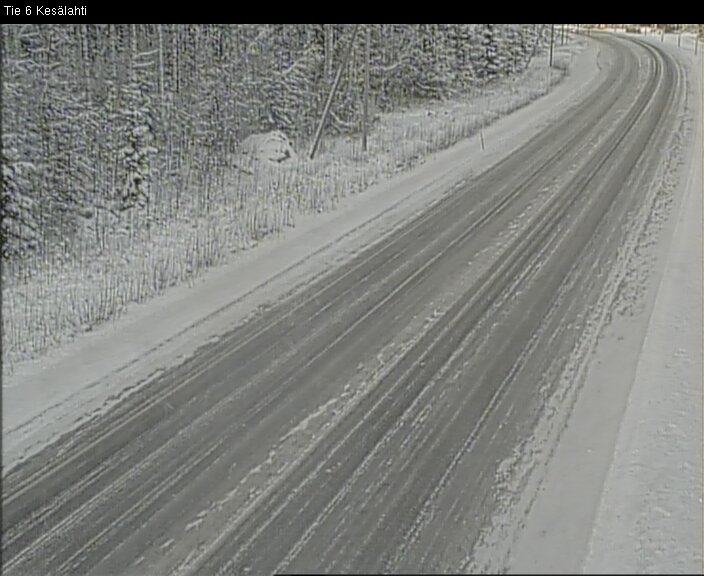 Weather Camera Image Road 6 Kitee, Kesälahti, Kitee, Pohjois-Karjala