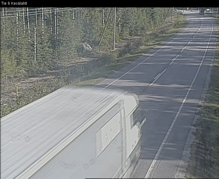 Weather Camera Image Road 6 Kitee, Kesälahti, Kitee, Pohjois-Karjala