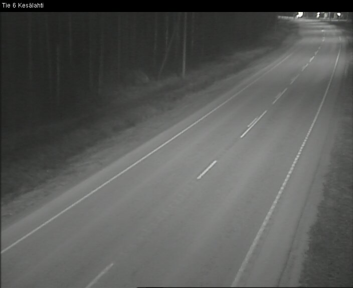 Weather Camera Image Road 6 Kitee, Kesälahti, Kitee, Pohjois-Karjala