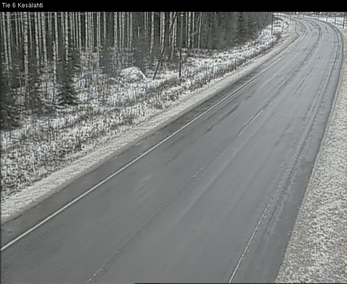 Weather Camera Image Road 6 Kitee, Kesälahti, Kitee, Pohjois-Karjala