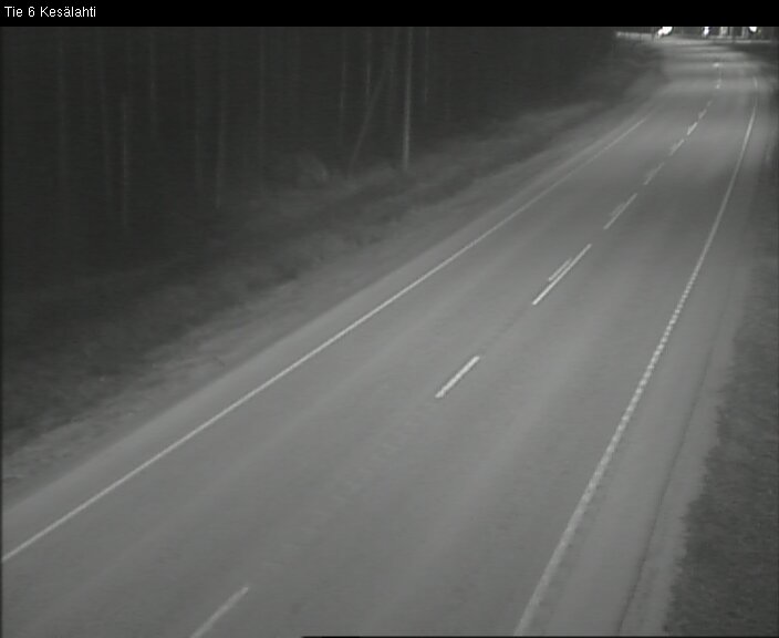 Weather Camera Image Road 6 Kitee, Kesälahti, Kitee, Pohjois-Karjala