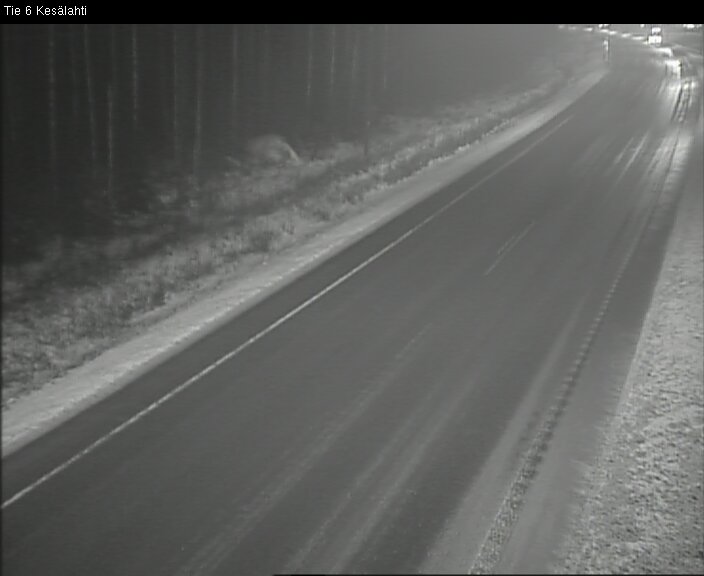 Weather Camera Image Road 6 Kitee, Kesälahti, Kitee, Pohjois-Karjala