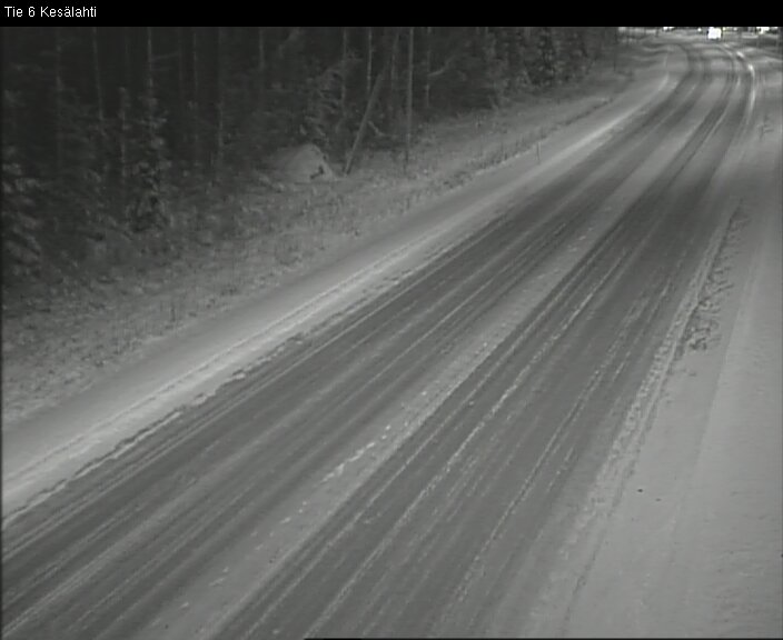 Weather Camera Image Väg 6 Kitee, Kesälax, Kitee, Pohjois-Karjala