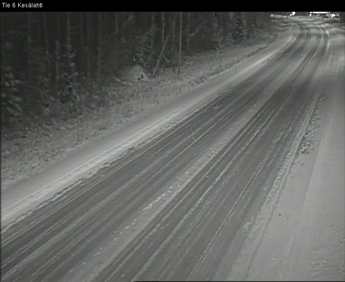 Weather Camera Image Road 6 Kitee, Kesälahti, Kitee, Pohjois-Karjala