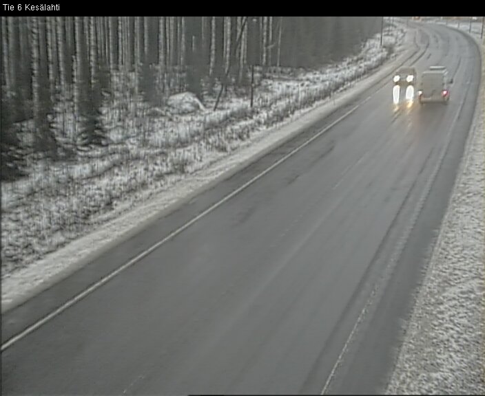 Weather Camera Image Road 6 Kitee, Kesälahti, Kitee, Pohjois-Karjala