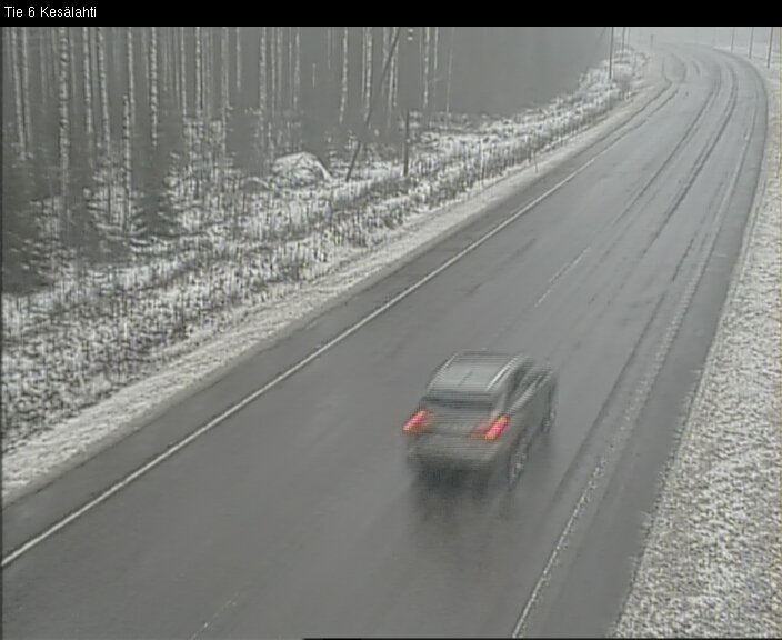 Weather Camera Image Road 6 Kitee, Kesälahti, Kitee, Pohjois-Karjala