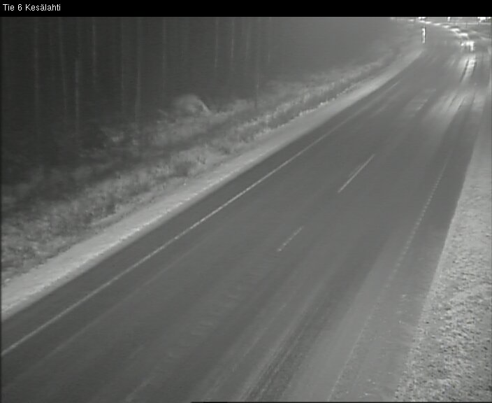Weather Camera Image Road 6 Kitee, Kesälahti, Kitee, Pohjois-Karjala