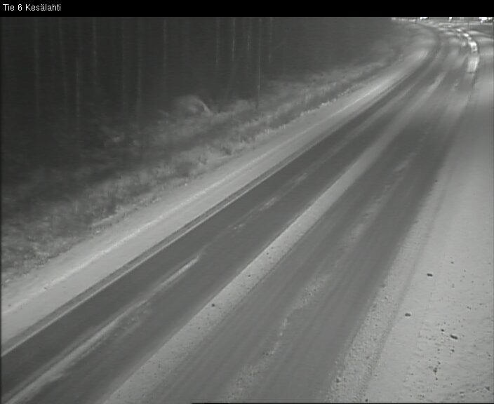 Weather Camera Image Väg 6 Kitee, Kesälax, Kitee, Pohjois-Karjala
