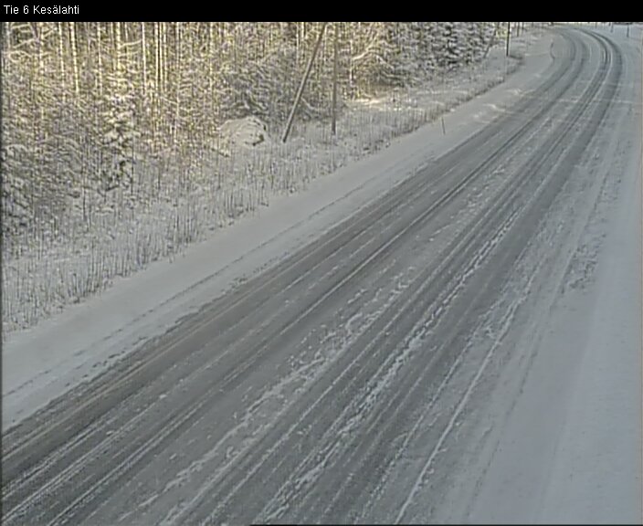 Weather Camera Image Road 6 Kitee, Kesälahti, Kitee, Pohjois-Karjala