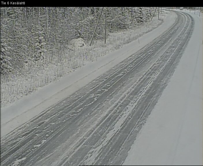 Weather Camera Image Road 6 Kitee, Kesälahti, Kitee, Pohjois-Karjala