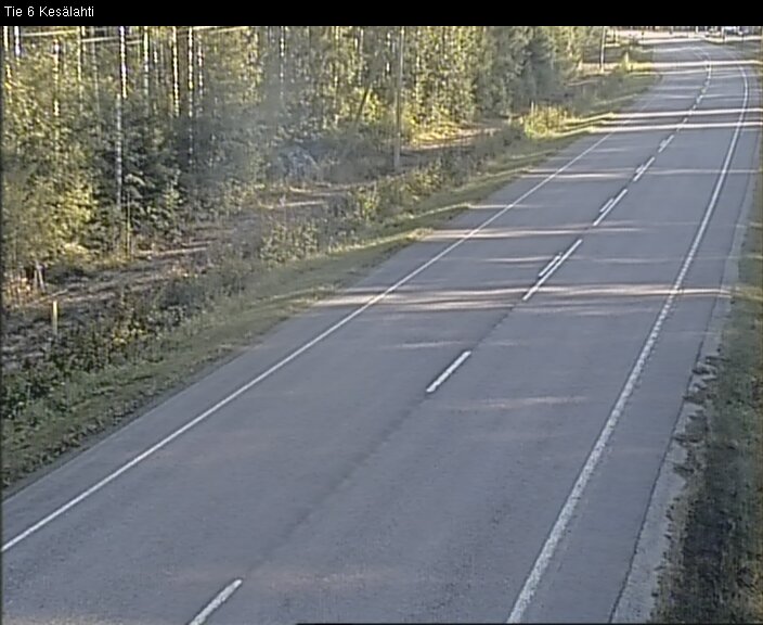 Weather Camera Image Road 6 Kitee, Kesälahti, Kitee, Pohjois-Karjala