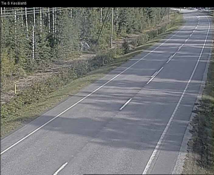 Weather Camera Image Road 6 Kitee, Kesälahti, Kitee, Pohjois-Karjala