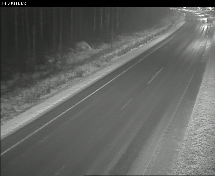 Weather Camera Image Road 6 Kitee, Kesälahti, Kitee, Pohjois-Karjala