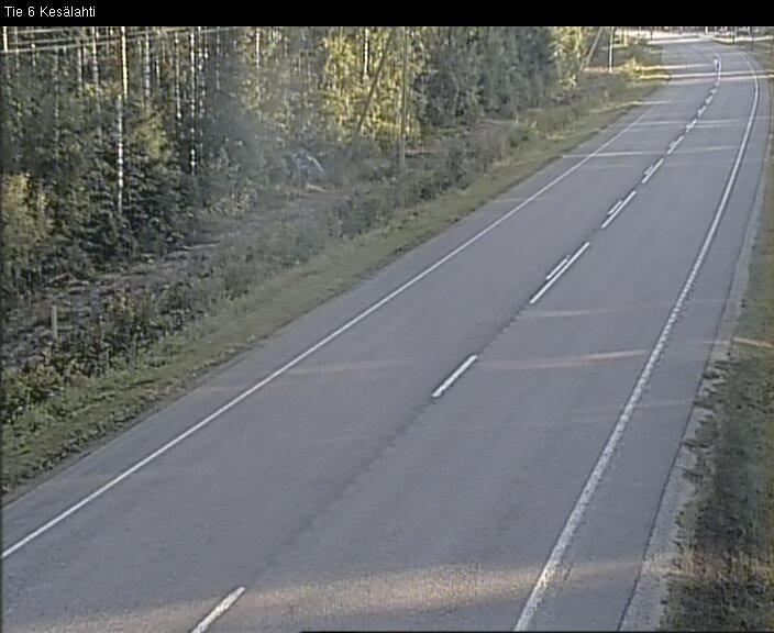Weather Camera Image Road 6 Kitee, Kesälahti, Kitee, Pohjois-Karjala