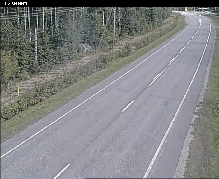 Weather Camera Image Road 6 Kitee, Kesälahti, Kitee, Pohjois-Karjala