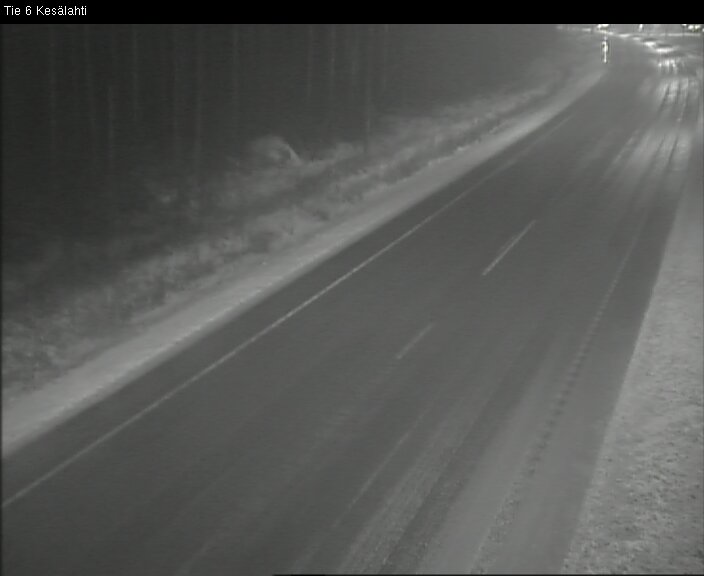 Weather Camera Image Road 6 Kitee, Kesälahti, Kitee, Pohjois-Karjala