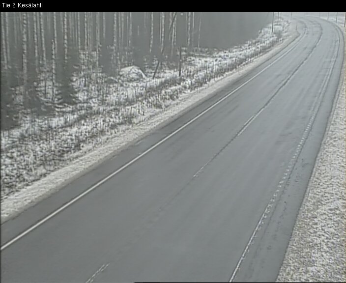 Weather Camera Image Road 6 Kitee, Kesälahti, Kitee, Pohjois-Karjala
