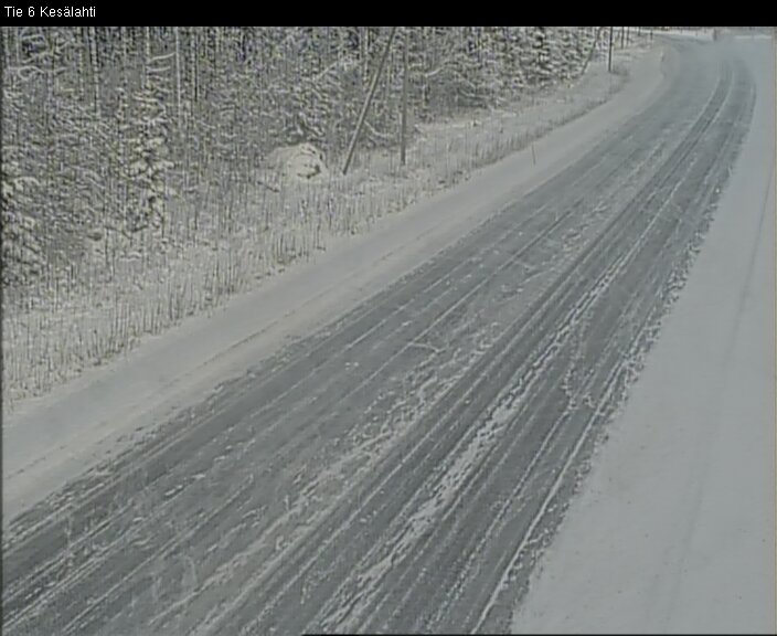 Weather Camera Image Road 6 Kitee, Kesälahti, Kitee, Pohjois-Karjala