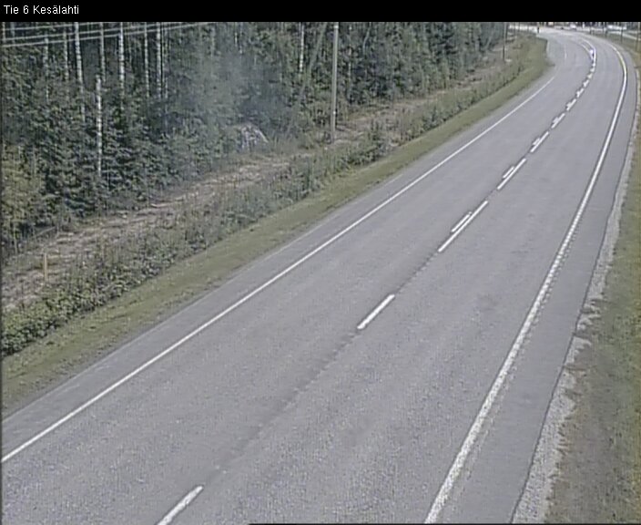 Weather Camera Image Road 6 Kitee, Kesälahti, Kitee, Pohjois-Karjala