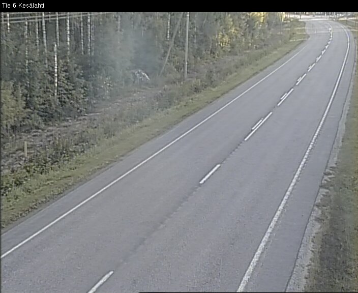 Weather Camera Image Road 6 Kitee, Kesälahti, Kitee, Pohjois-Karjala