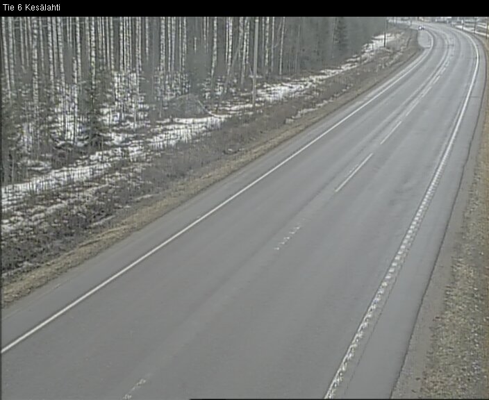 Weather Camera Image Road 6 Kitee, Kesälahti, Kitee, Pohjois-Karjala