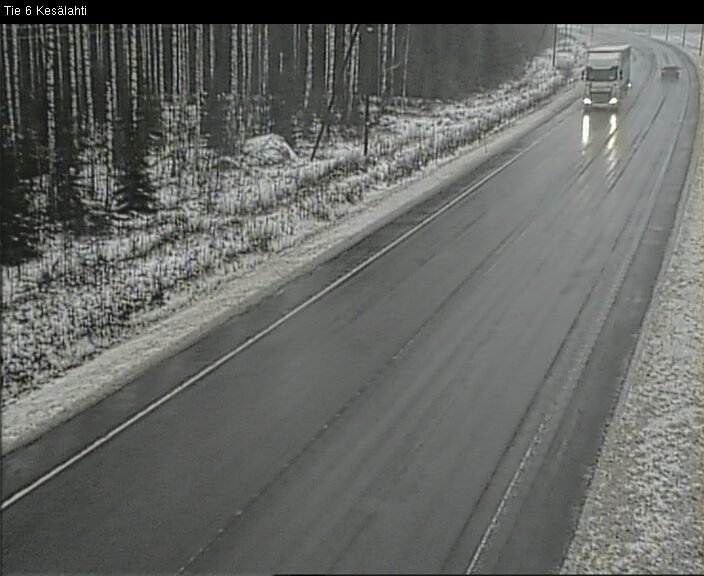 Weather Camera Image Road 6 Kitee, Kesälahti, Kitee, Pohjois-Karjala